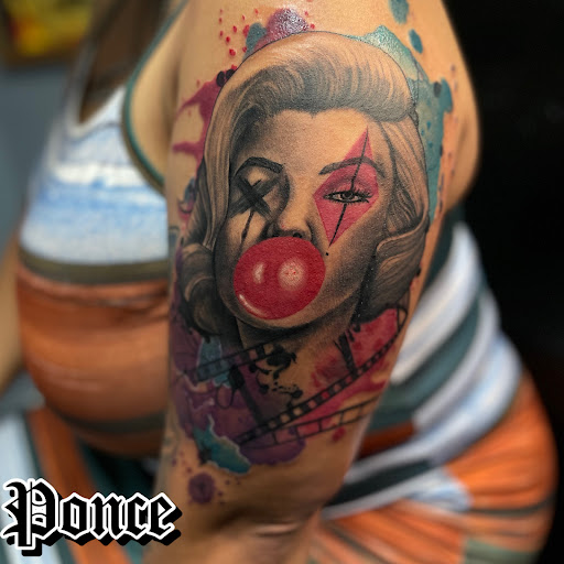 Explore horror movie tattoo ideas, creative tattoo ideas in Houston, available at Space City INK