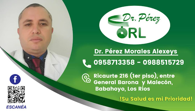 DR. PEREZ MORALES ALEXEYS, OTORRINO - Médico