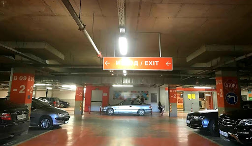 The Mall Underground Parking Lot Entrance