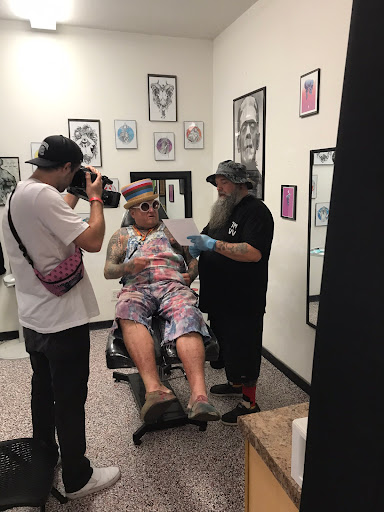 Explore neptune tattoo ideas, creative tattoo ideas in Rogers, available at Jimmy Romance Tattoo & Body Piercing