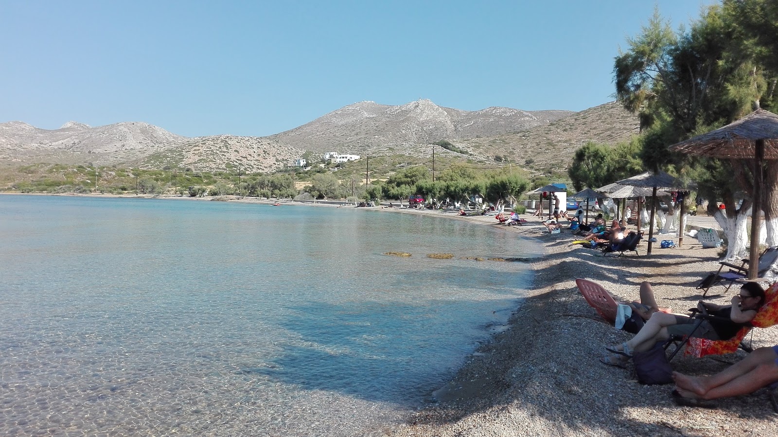 Photo of Blefoutis beach with turquoise pure water surface