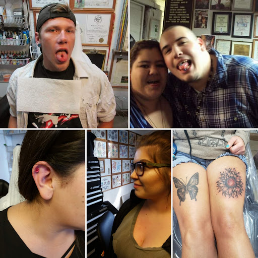 Explore half sleeve mens tattoo ideas, creative tattoo ideas in Elko, available at Custom Tattoos and Body Piercing Studio