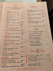 Menu du Tonnarello Scala à Rome