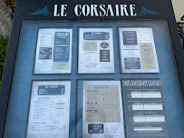 Menu / carte de Le Corsaire à Quiberon