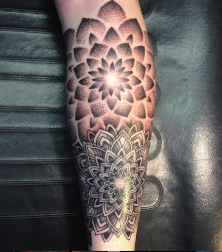 Explore olive branch tattoo ideas, creative tattoo ideas in Westport, available at Darkstar Tattoo and Body Piercing