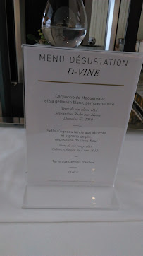 Restaurant Dalloyau à Paris (la carte)
