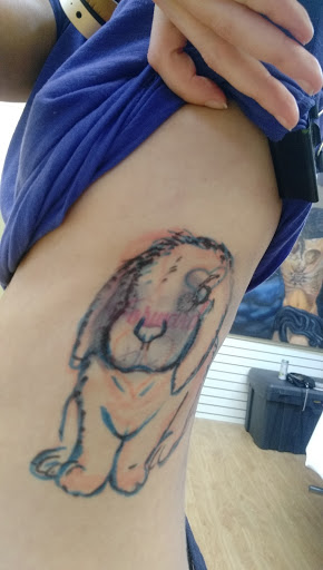 Explore womens sternum tattoo ideas, creative tattoo ideas in Rochester, available at Sacred Heart Studios