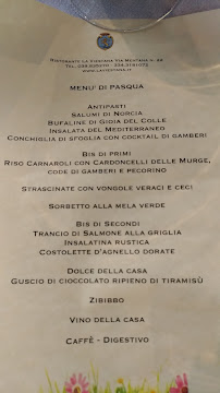 Menu du Ristorante La Viestana à Monza
