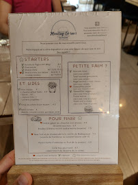 Meating Corner - Marais à Paris menu