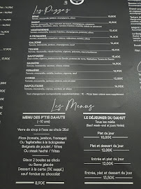 Restaurant français Le Bistrot du Dahut à Albertville (le menu)