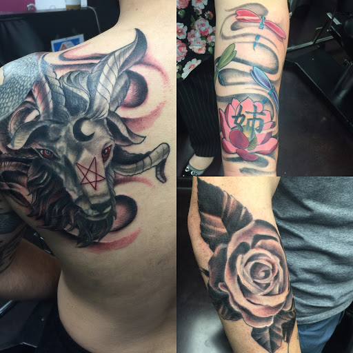 Explore bart and lisa tattoo ideas, creative tattoo ideas in Saint Paul, available at Aloha Art Collective Tattoo