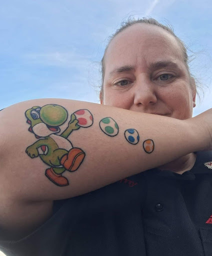 Explore pyramid tattoo ideas, creative tattoo ideas in Spokane, available at Feel Good Ink