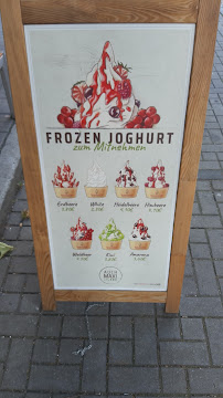 Menu / carte de Buonissimo Röthenbach | Italienische Eis-Manufaktur à Röthenbach an der Pegnitz