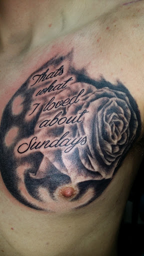 Explore pitbull tattoo ideas, creative tattoo ideas in Camby, available at Sick With It Tattoos
