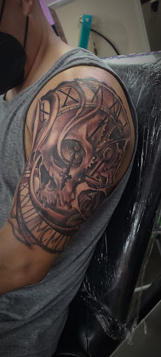 Explore caribbean tattoo ideas, creative tattoo ideas in Garden Grove, available at Dr. Tattoo Studio