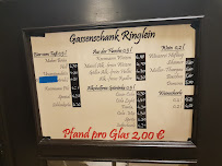 Hotel Alt-Ringlein à Bamberg menu