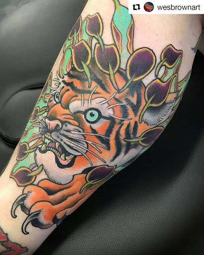 Tattoo Shop «Metropolis Tattoo and Fine Art», reviews and photos, 721 S Elm St Suite 109, Denton, TX 76201, USA