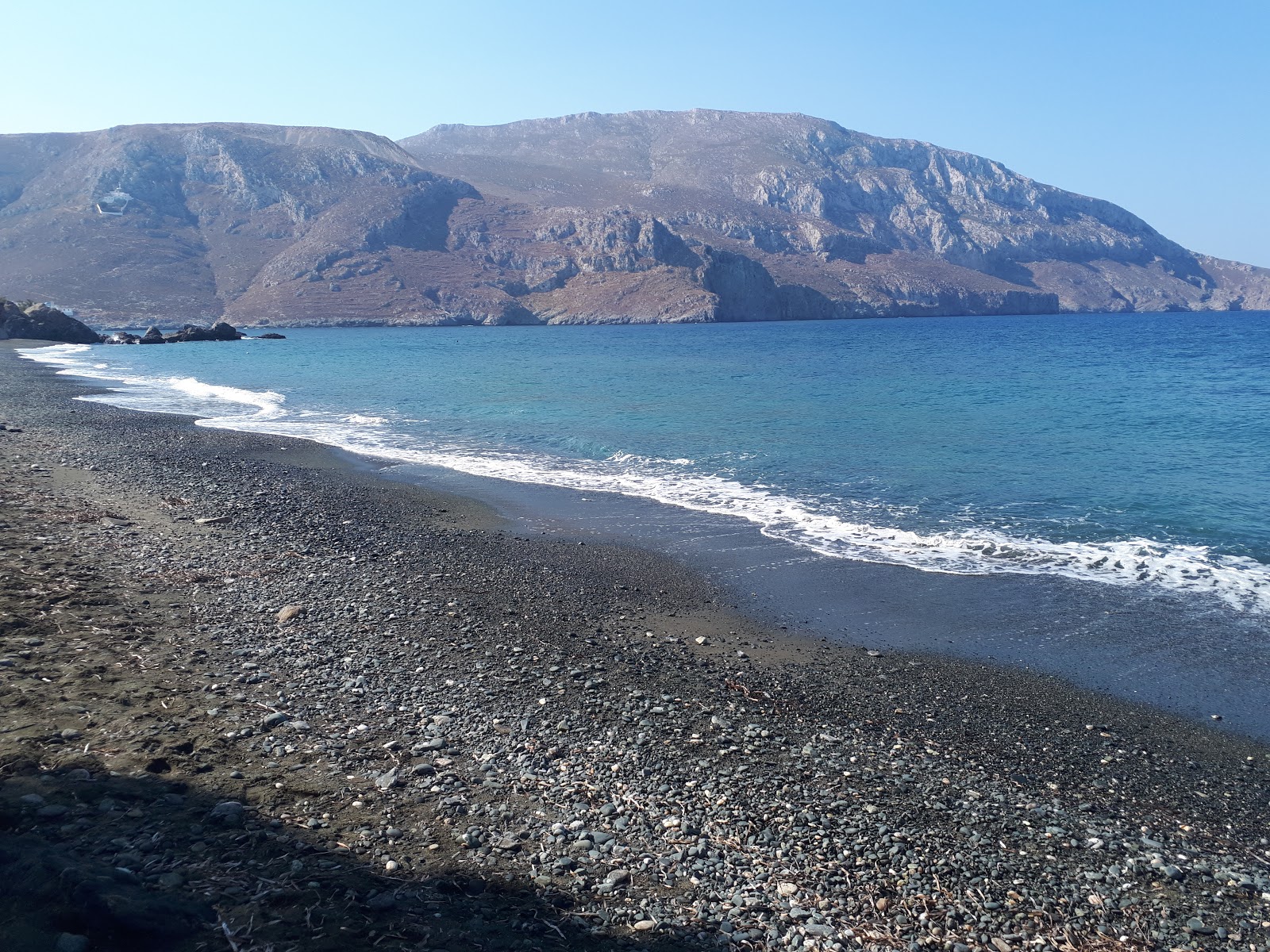 Photo of Platis Yialos beach with straight shore
