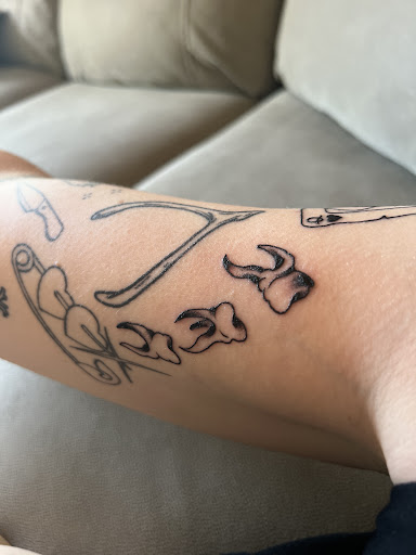 Explore back ear tattoo ideas, creative tattoo ideas in Modesto, available at Ink Disciples Tattoo Parlor