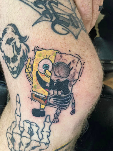 Explore hip bone tattoo ideas, creative tattoo ideas in Abilene, available at Sacred Art