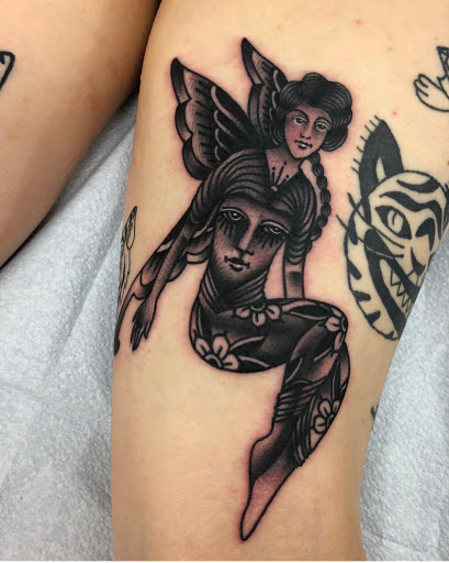 Explore simple sleeve tattoo ideas, creative tattoo ideas in San Francisco, available at Two Cranes Tattoo