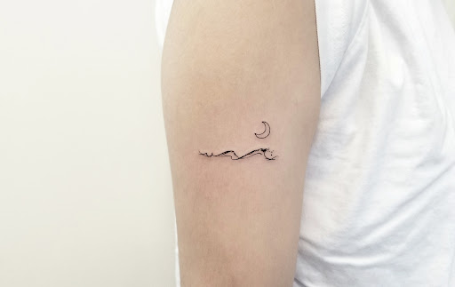 Explore simple outdoors tattoo ideas, creative tattoo ideas in Sunnyvale, available at Greego tattoo