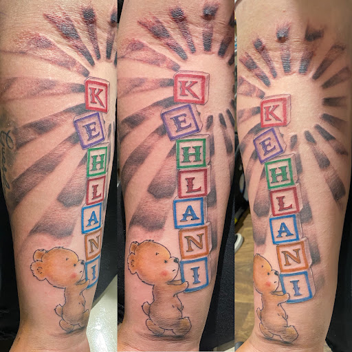 Explore sleeve tattoo fill in ideas, creative tattoo ideas in Vancouver, available at Headstrong Tattoo Studio & Piercing