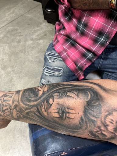 Find simple fishing tattoo ideas for your next unique tattoo in Conroe at Monsters Ink, LLC