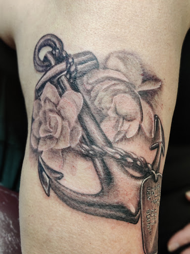 Explore minecraft tattoo ideas, creative tattoo ideas in Tahlequah, available at Monochrome Ink