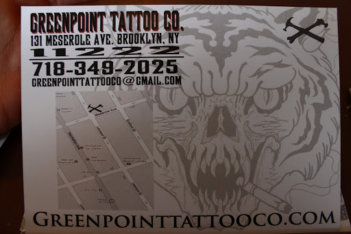 Tattoo Shop «Greenpoint Tattoo Company», reviews and photos, 131 Meserole Ave, Brooklyn, NY 11222, USA