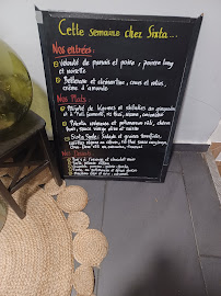 Sixta à Toulouse menu