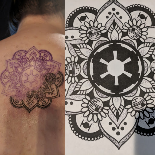 Explore god's plan tattoo ideas, creative tattoo ideas in Warrior, available at The Great Wilderness Tattoo