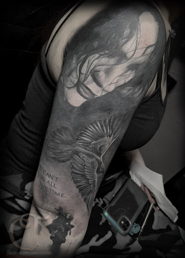 Explore nacho libre tattoo ideas, creative tattoo ideas in Houlton, available at Crowes Tattoos