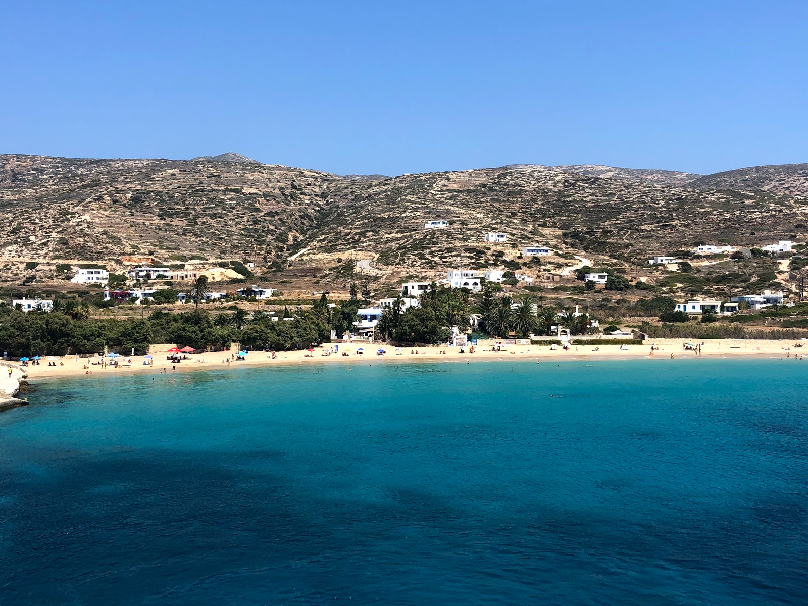 Foto van Meltemi Strand met hoog niveau van netheid