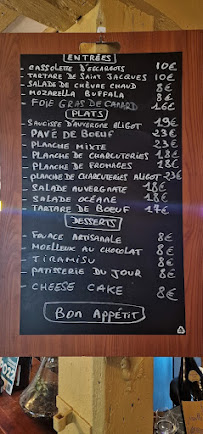 La Réserve Du Terroir - Restaurant Paris 4 à Paris carte