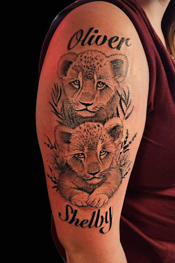 Explore street tattoos ideas, creative tattoo ideas in Redding, available at Dominant Ink