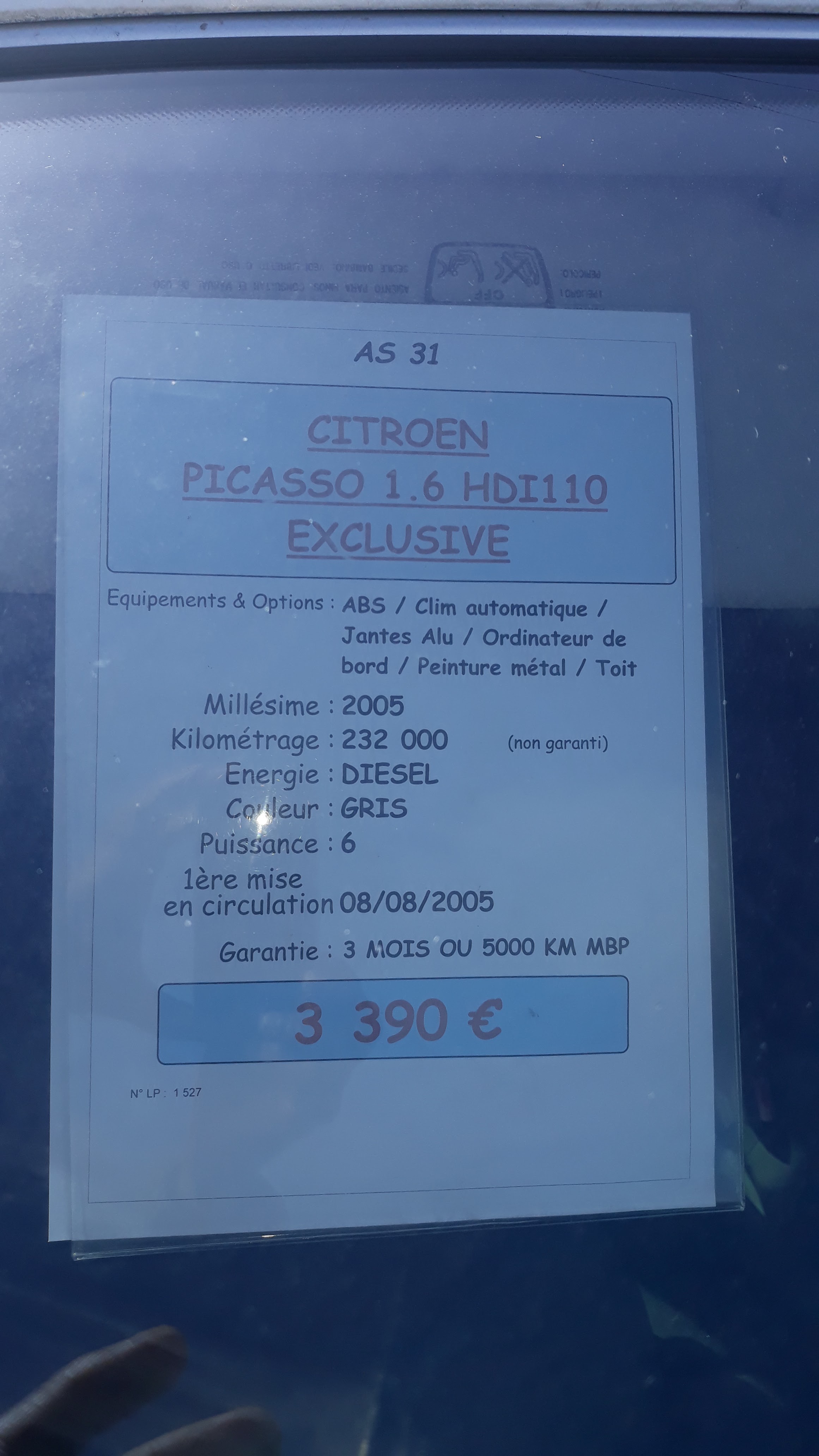 Photo n° 1 de l'avis de Al. fait le 12/02/2019 à 00:10