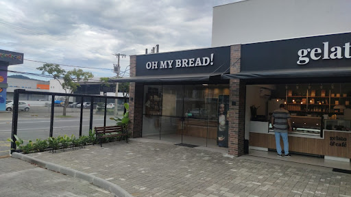 Logo da empresa - Oh My Bread! padaria artesanal