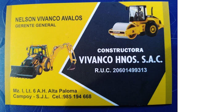 Opiniones de CONSTRUCTORA VIVANCO HNOS S.A.C. en Ate - Empresa constructora