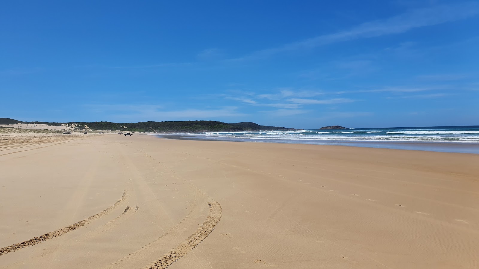 Fotografija Samurai Beach z dolga ravna obala