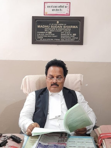 Madhusudan Sharma Advocate | High Court advocate in Jaipur