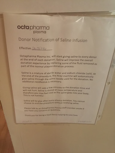 Blood Donation Center «Octapharma Plasma», reviews and photos