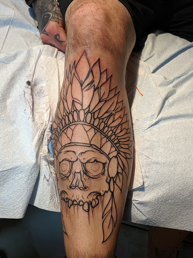 Explore hip and thigh tattoo ideas, creative tattoo ideas in Omak, available at Eight of Hearts Tattoo Parlor