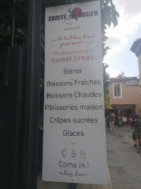 Comte Roger à Carcassonne menu