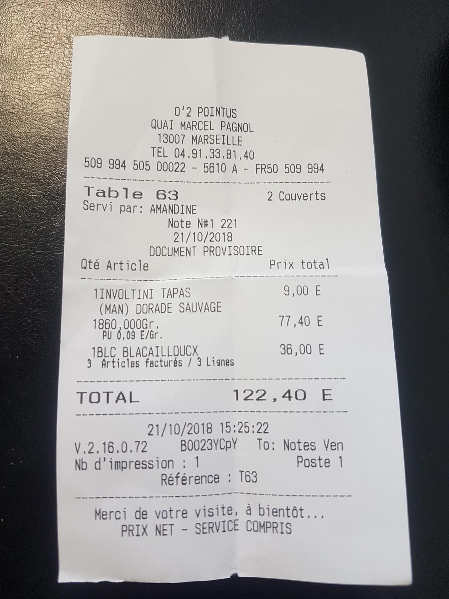 Photo n° 1 de l'avis de Jean.a fait le 23/10/2018 à 15:30