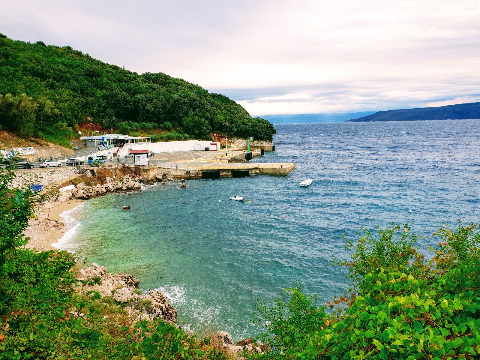 Foto de Brestova beach área de servicios