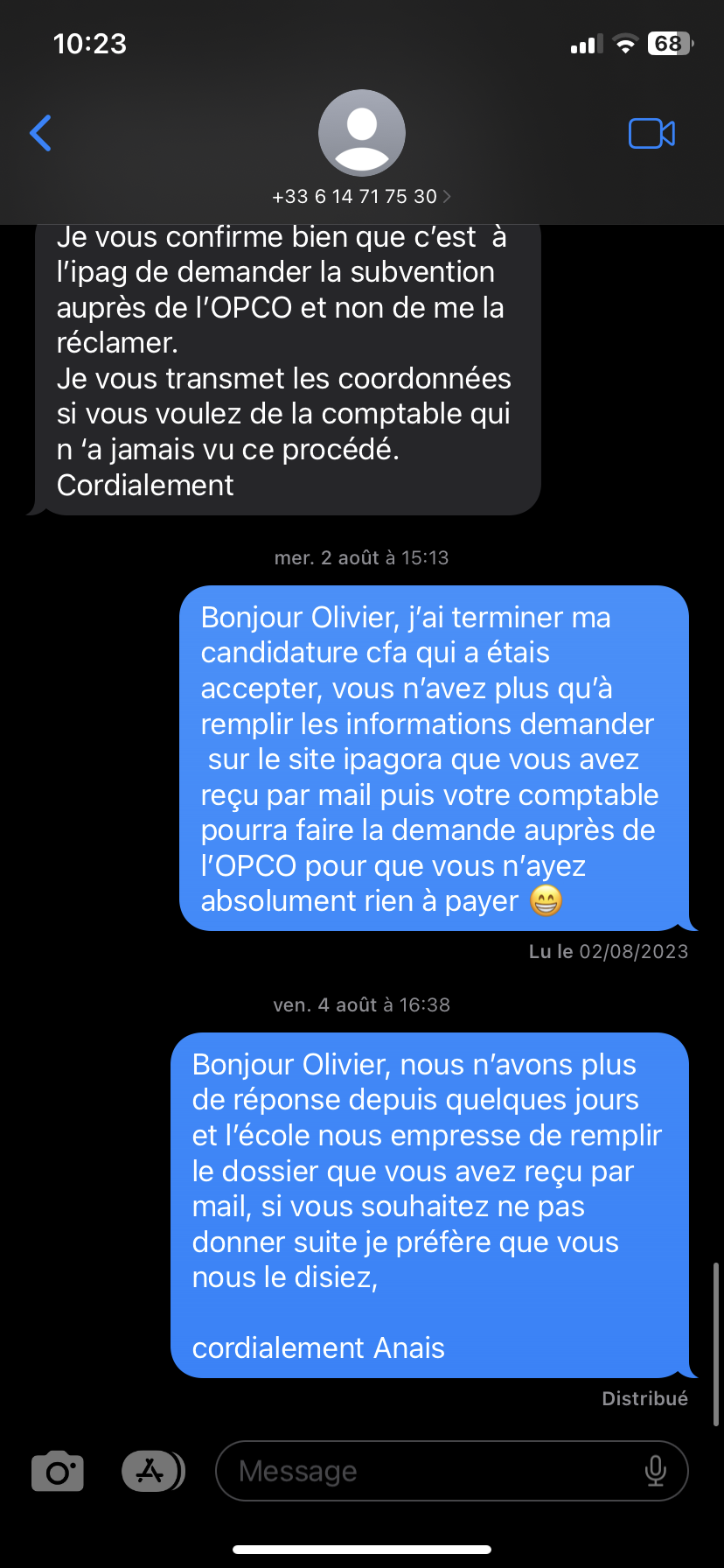 Photo n° 1 de l'avis de Anais.e fait le 18/10/2023 à 09:13