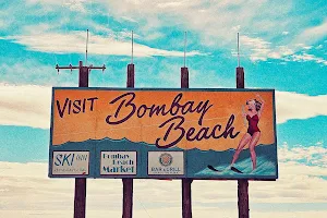 Visit Bombay Beach Road Sign image