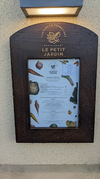 Restaurant Le Petit Jardin à Commes (le menu)