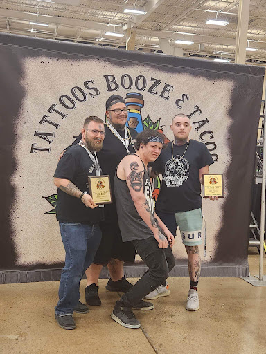 Explore upper back tattoo ideas, creative tattoo ideas in Du Bois, available at Ink Excess Tattoo Studio